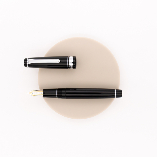Sailor Professional Gear Fountain Pen Black & Rhodium