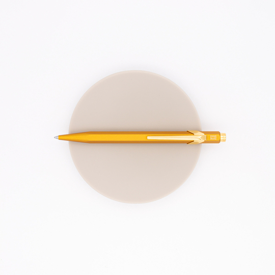 Caran d'Ache 849 Ballpoint Pen Gold with case