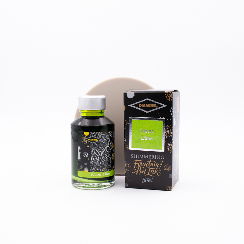 Diamine Shimmering Neon Lime Inchiostro 50 ml