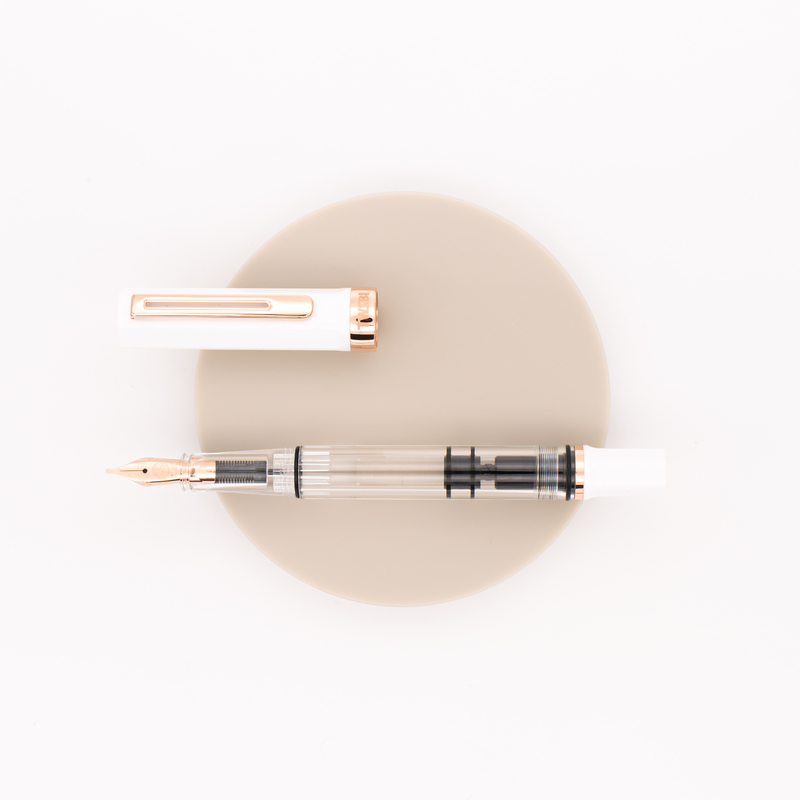 Twsbi Eco Fountain Pen White & Rose Gold
