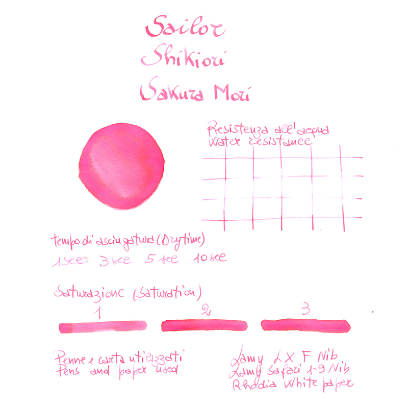 Sailor Shikiori Sakura-Mori Inchiostro 20 ml