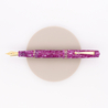 Leonardo Officina Italiana Momento Zero Fountain Pen Lavender Purple & Gold