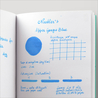 Noodler's Upper Ganges Blue Ink Bottle 3 oz