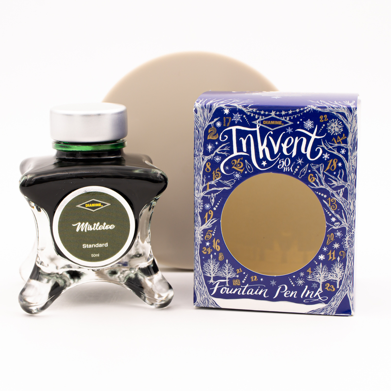 Diamine Inkvent Mistletoe Ink Bottle 50 ml Blue Edition