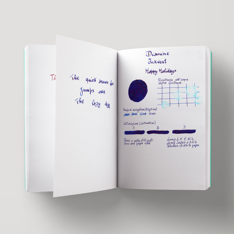 Diamine Inkvent Happy Holidays Inchiostro 50 ml Blue Edition Shimmer & Sheen