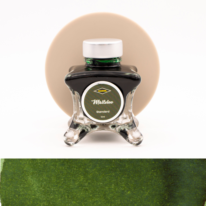 Diamine Inkvent Mistletoe Ink Bottle 50 ml Blue Edition