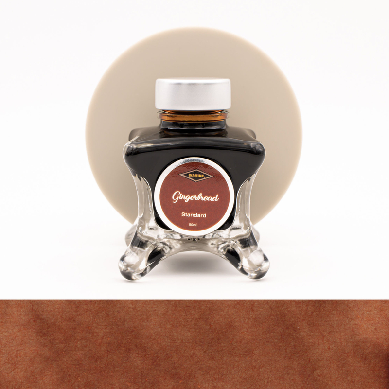 Diamine Inkvent Gingerbread Ink Bottle 50 ml Blue Edition