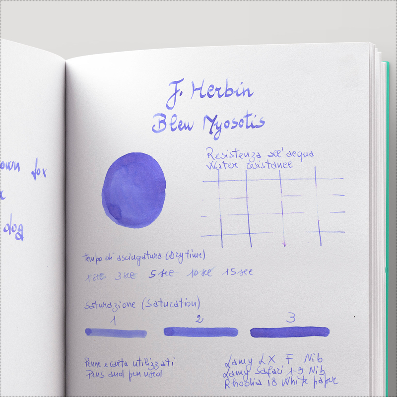 Herbin Bleu Myosotis Ink Bottle 30 ml