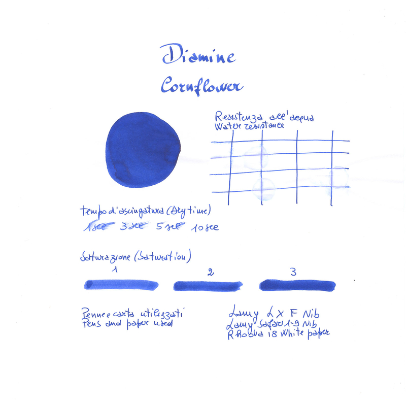 Diamine Flower Cornflower Inchiostro 30 ml