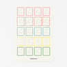 Hobonichi Frame Stickers Adesivi per Agende