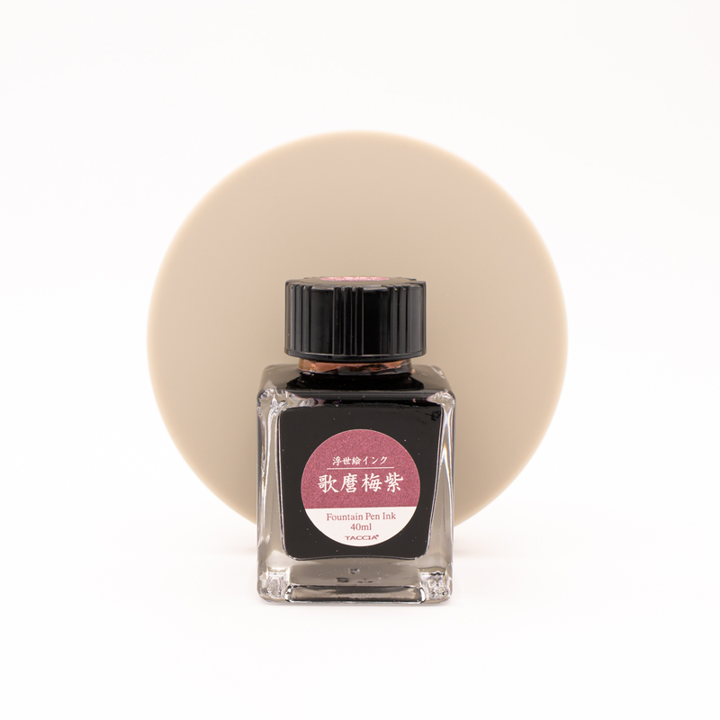 Taccia Ukiyo-e Utamaro Umemurasaki Ink Bottle 40 ml