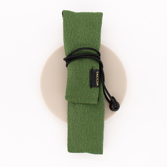 Taccia Kimono Chirimen Portapenne 1 Posto Grass