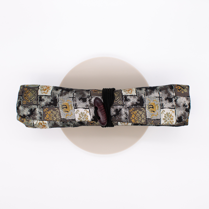 Taccia Kimono Pen Roll Rotolo Portapenne 4 Posti Mosaic