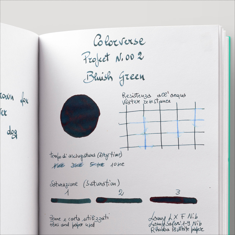 Colorverse Project Ink No. 002 Bluish Green Ink Bottle 65 ml