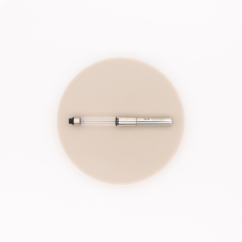 Leonardo Officina Italiana Screw-In Converter for Fountain Pen Rhodium