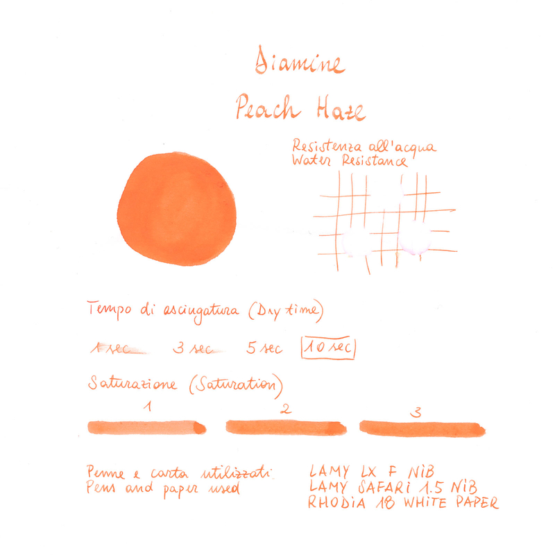 Diamine Peach Haze Ink Bottle 30 ml