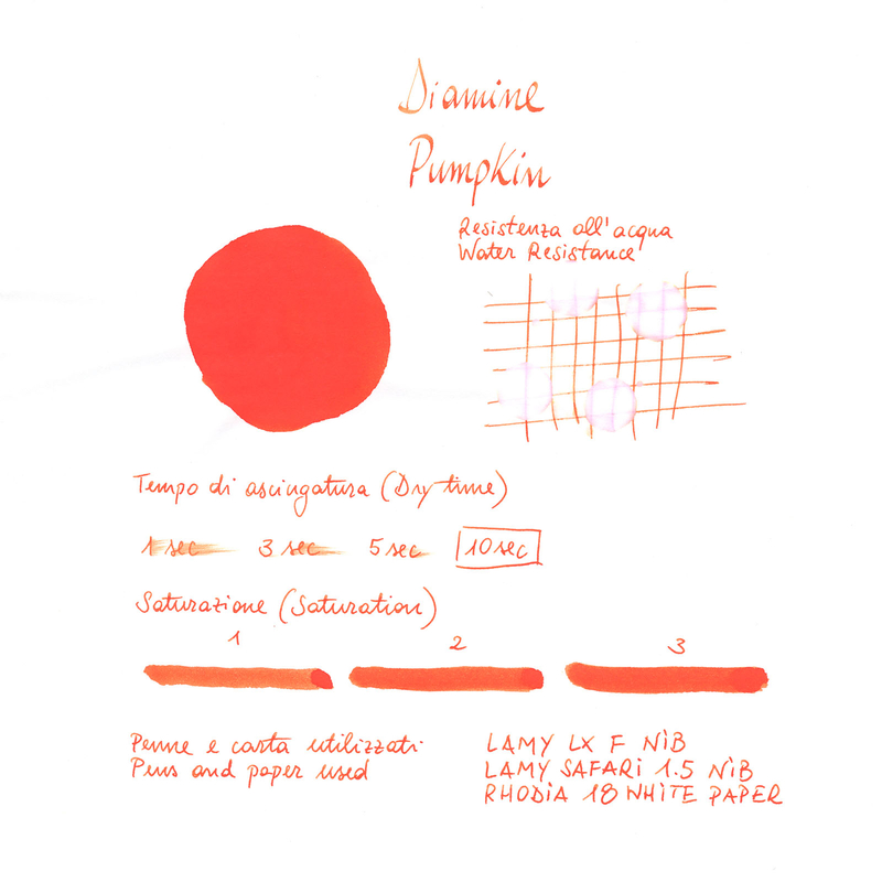 Diamine Pumpkin Ink Bottle 30 ml