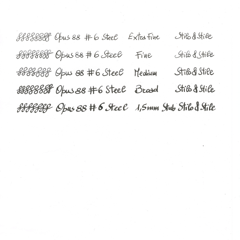 Opus 88 Premium Shell Fountain Pen Stripe