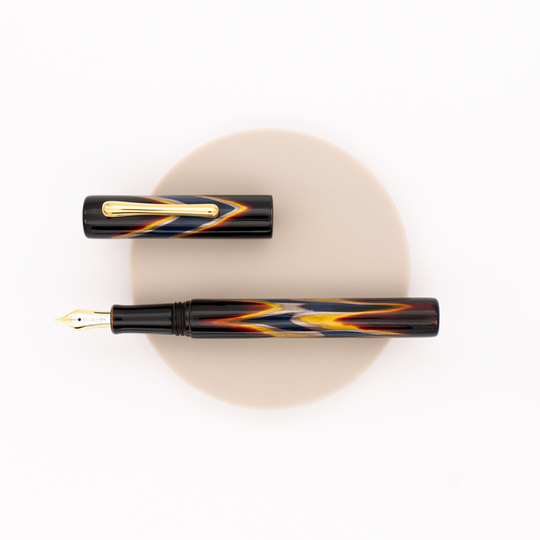 Taccia Ukiyo-e Fountain Pen Hokusai Blue Urushi