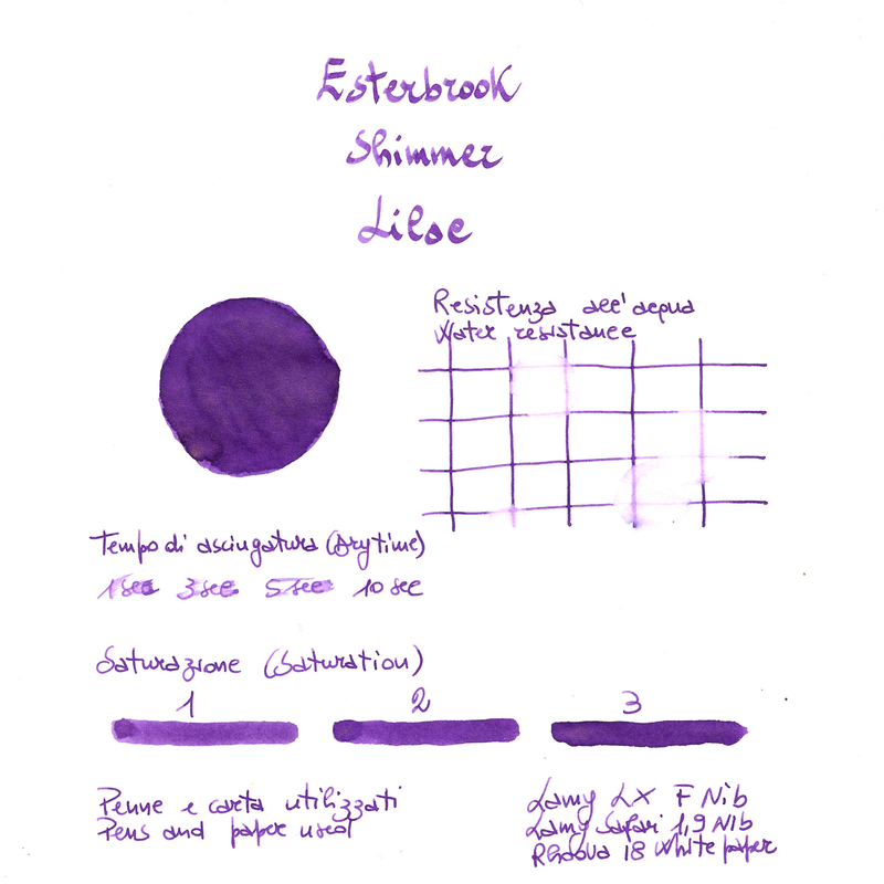 Esterbrook Shimmer Lilac Inchiostro 50 ml