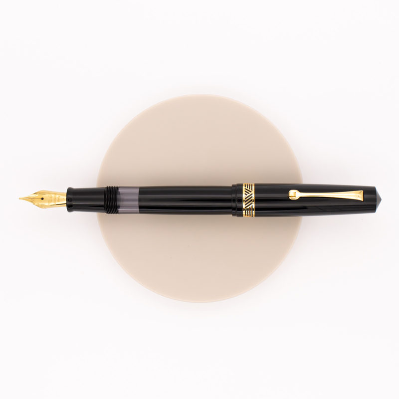 Leonardo Momento Magico Penna Stilografica Anima Nera Glossy & Oro