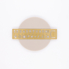 Traveler's Company Brass Template Bookmark Number
