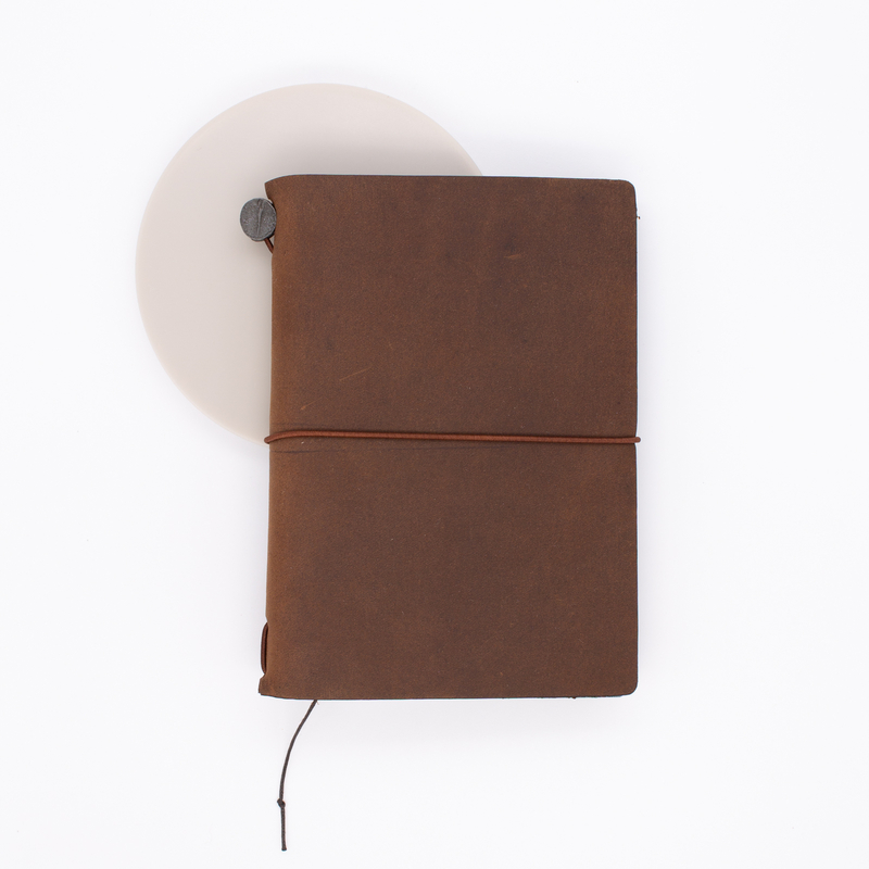Traveler's Notebook Passport Size Marrone