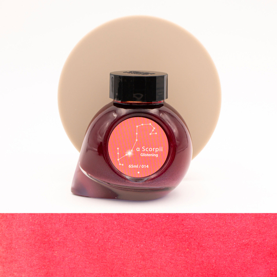 Colorverse Project Ink No. 014 α Scorpii Glistening Ink Bottle 65 ml