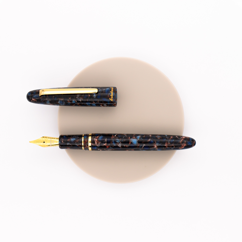 Esterbrook Estie Penna Stilografica Nouveau Bleu & Oro