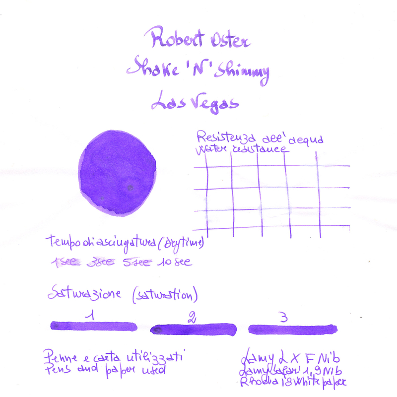 Robert Oster Cities of America Shake 'N' Shimmy Las Vegas Inchiostro 50 ml