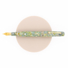 Leonardo Officina Italiana Momento Zero Penna Stilografica Giada & Oro 14 KT