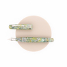 Leonardo Officina Italiana Momento Zero Fountain Pen Jade & Rhodium 14 KT