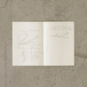 Md Paper Notebook Light A6 Blank 3 pcs Pack