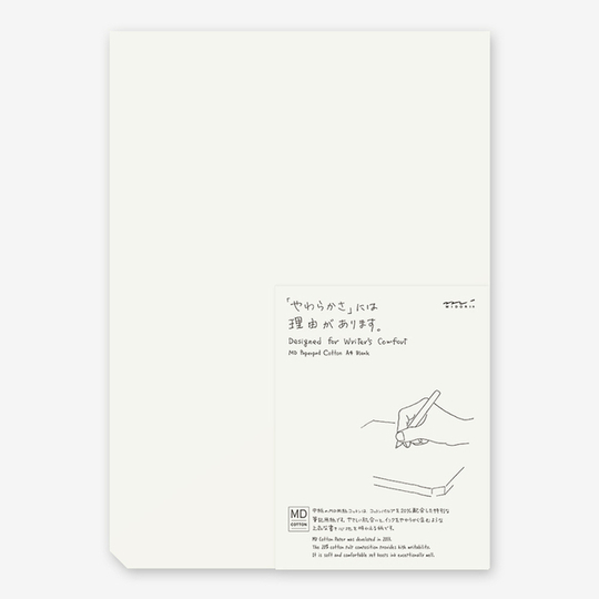 Md Paper Pad Blocco Cotton A4 Blank
