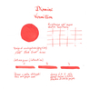 Diamine Vermillion Ink Bottle 30 ml