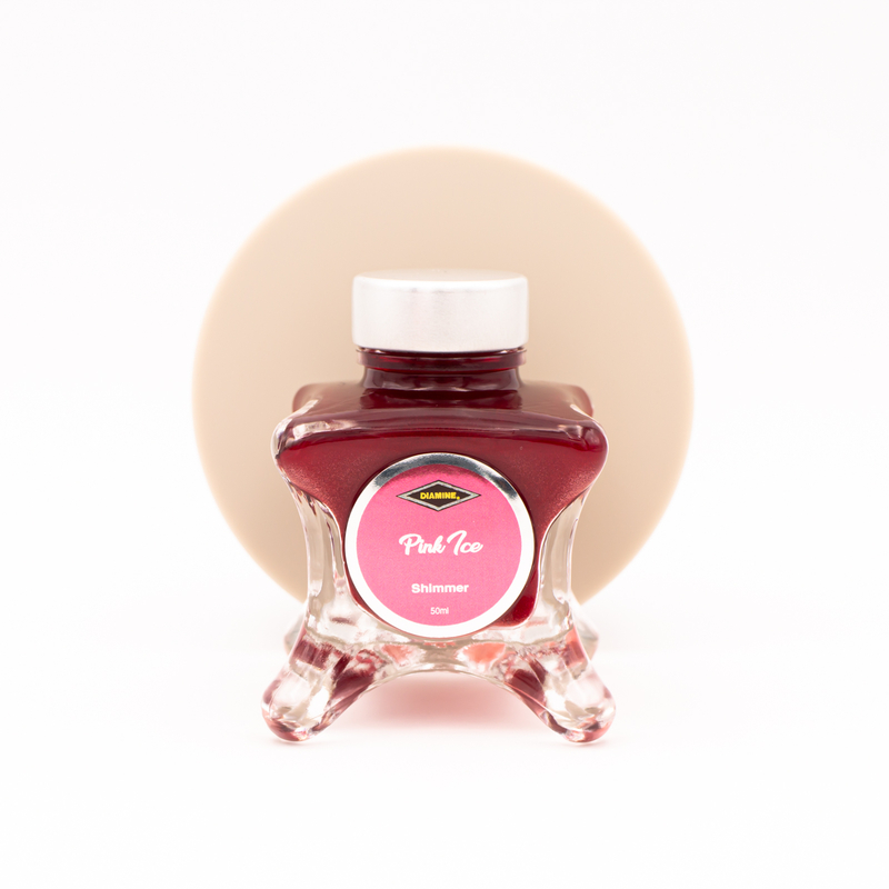 Diamine Inkvent Pink Ice Inchiostro 50 ml Red Edition Shimmer