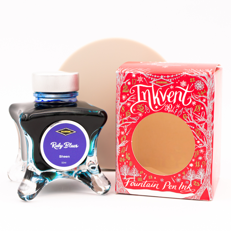 Diamine Inkvent Ruby Blues Inchiostro 50 ml Red Edition Sheen