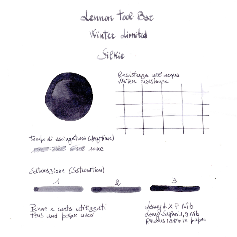 Lennon Tool Bar 2021 Winter Limited Silkie Ink Bottle 30 ml