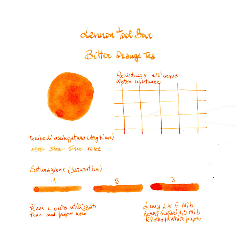Lennon Tool Bar Bitter Orange Tea Ink Bottle 35 ml
