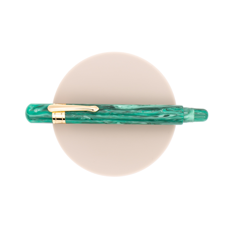 Taccia Covenant Penna Stilografica Malachite 14 KT