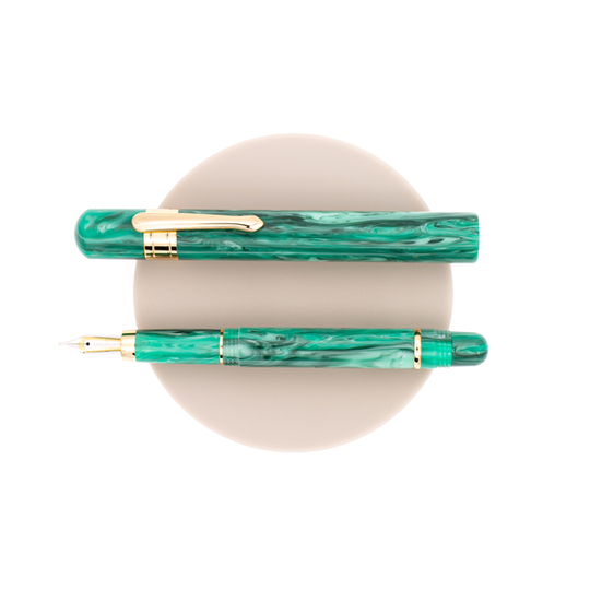Taccia Covenant Penna Stilografica Malachite 14 KT