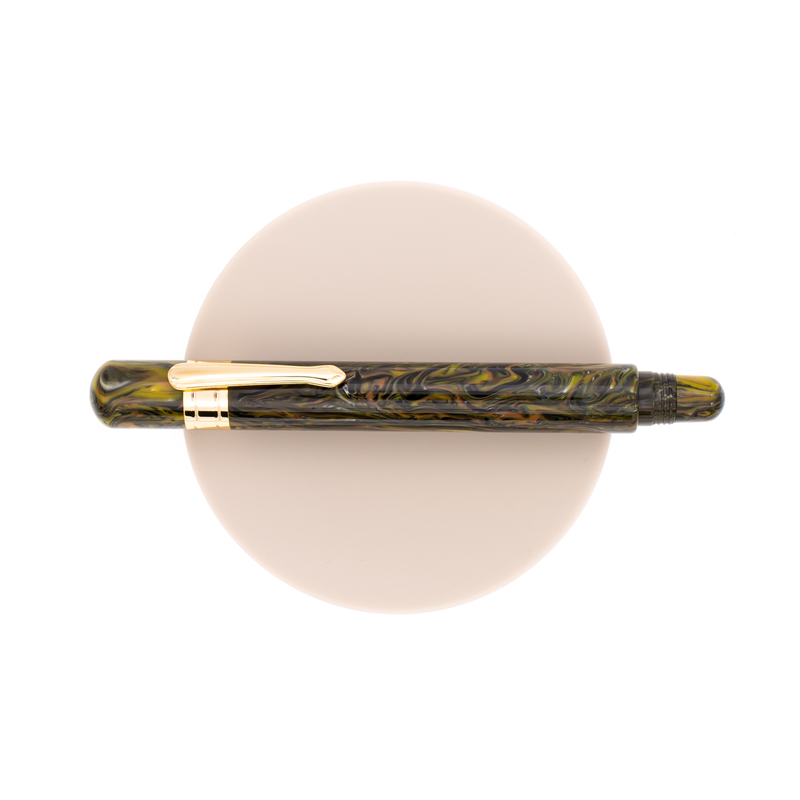 Taccia Covenant Penna Stilografica Black Yellow 14 KT