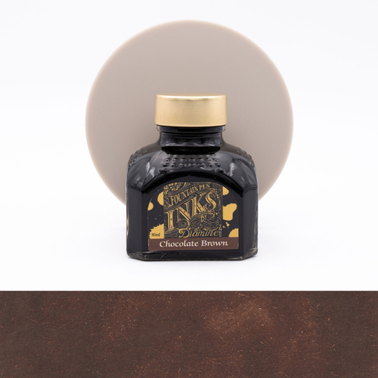 Diamine Chocolate Brown Ink Bottle 80 ml