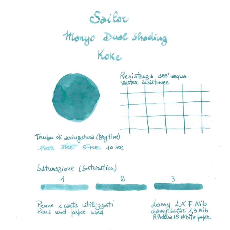 Sailor Manyo Dual Shading Koke Ink Bottle 50 ml
