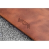 Galen Leather Slip-N-Zip Portapenne in Pelle 4 Posti Crazy Horse Tan