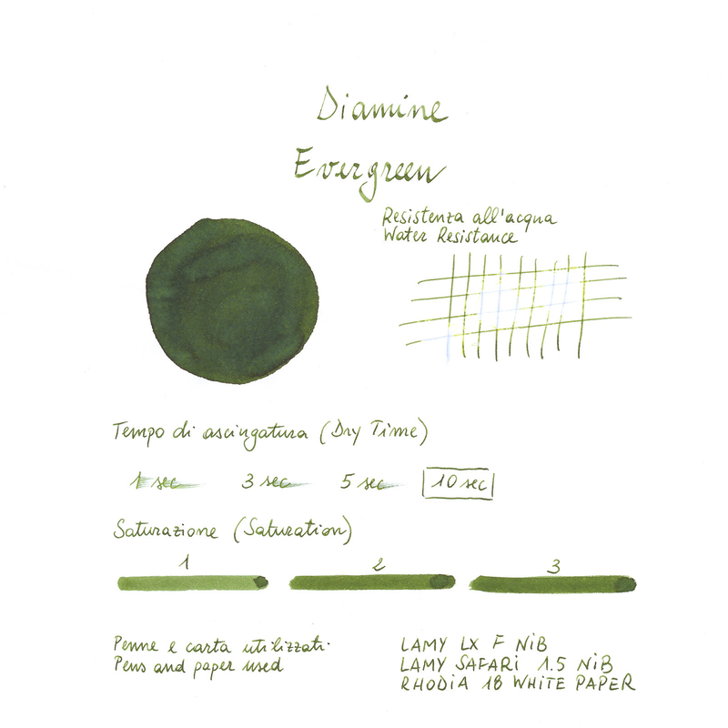 Diamine Evergreen Ink Bottle 80 ml