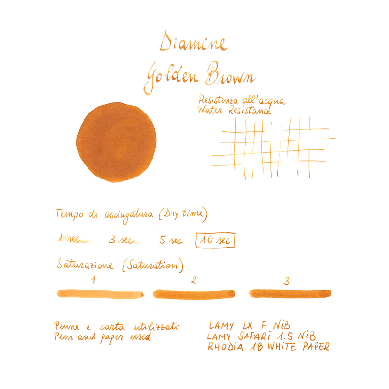Diamine Golden Brown Inchiostro 80 ml