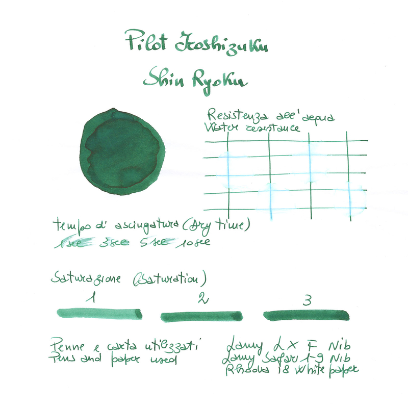 Pilot Iroshizuku Shin-Ryoku 6 Ink Cartridges