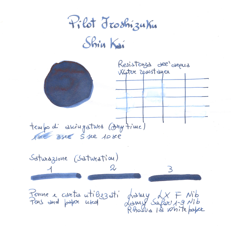 Pilot Iroshizuku Shin-Kai 6 Cartucce