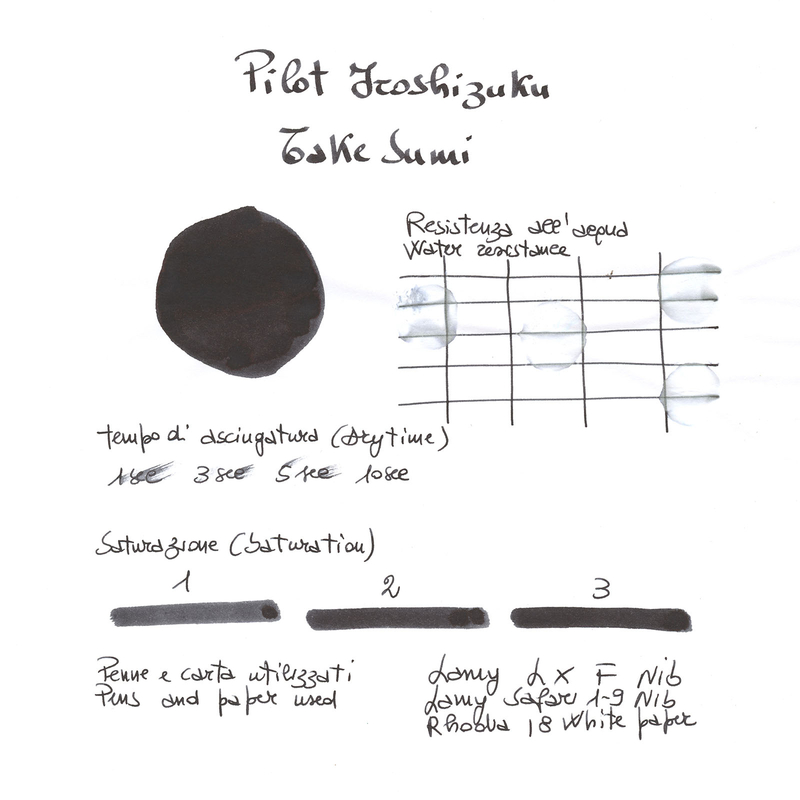 Pilot Iroshizuku Take-Sumi 6 Cartucce